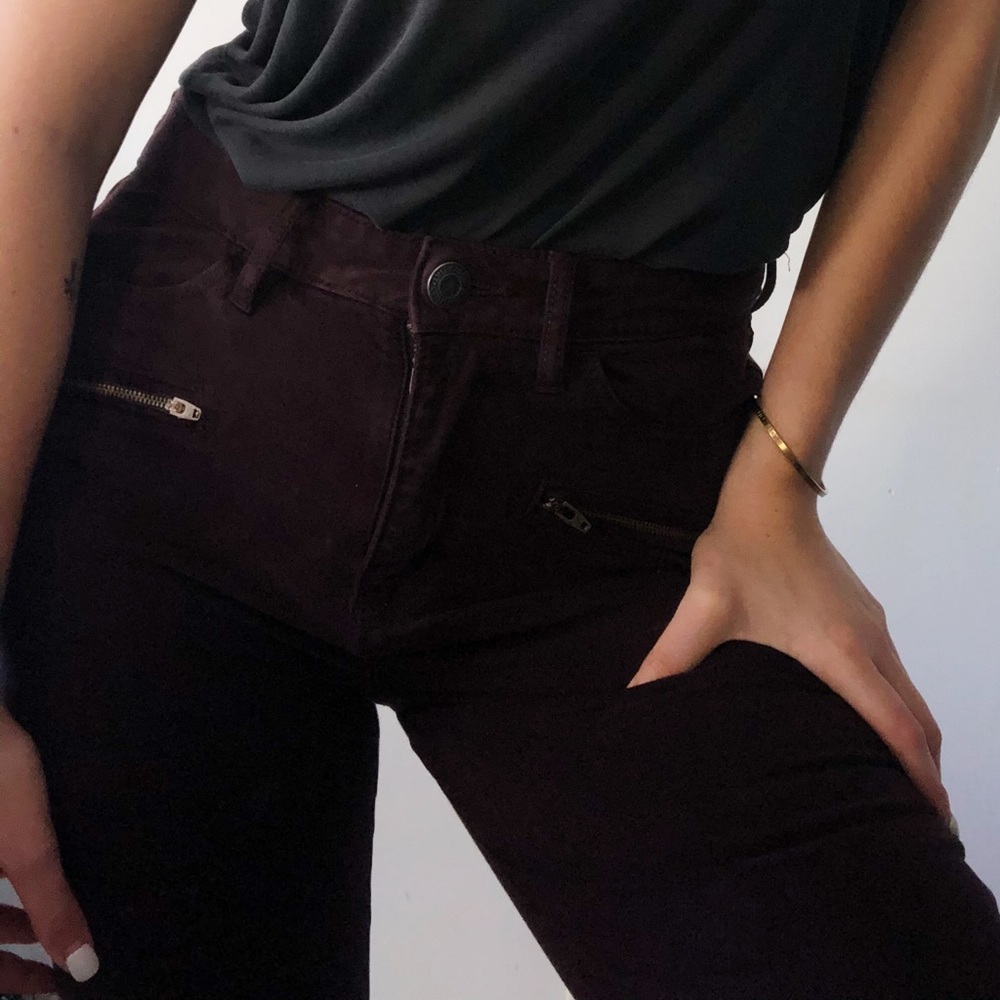 Dark purple american eagle jeans